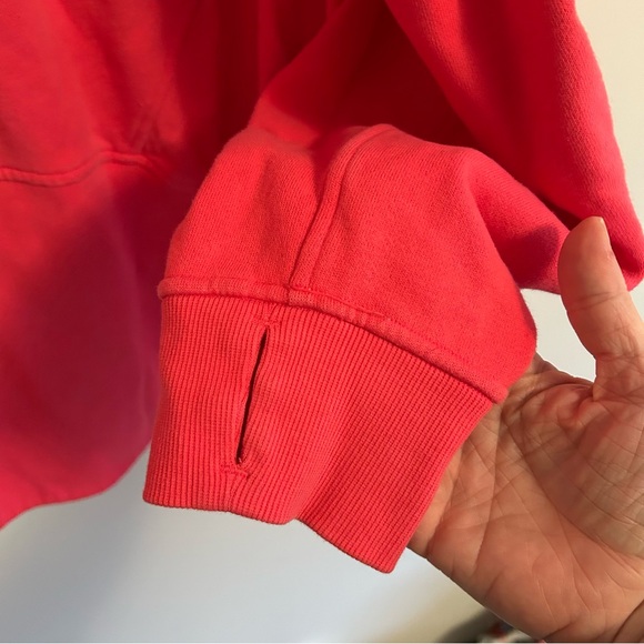 Lululemon Athletica size XL/XXL bright pink funnel neck scuba full zip VGUC! - Picture 7 of 16